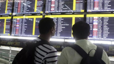 Around 100 flights cancelled at Delhi Airport on Sunday amid heightened security measures 121079287.jpg