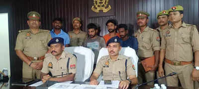 Four cattle smugglers arrested in encounter 24 cattle rescued.jpg