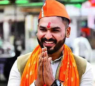 Guj mantris 2nd son held in rs 71cr mgnregs scam.jpg