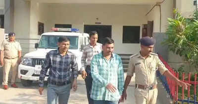 Guj panchayat ministers son held in 71cr nrega scam.jpg