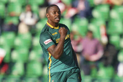 South africas kagiso rabada celebrates the dismissal of new zealands rachin ra .jpg