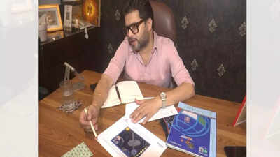 Meet the indian designer embedding indias fingerprint in space with axiom 4 mission badge for shubha.jpeg