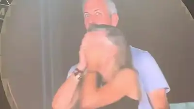 Astronomer issues official statement on CEO Andy Byron and HR head Kristin Cabot ‘Kiss Cam’ video: Andy Byron has not … 1752940902 astronomer ceo andy byron was seen with his colleague at a viral video from a coldplay concert .jpg