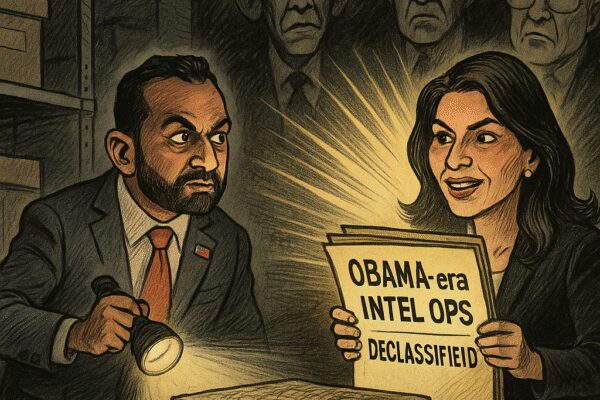 Kash patel and tusli gabbard ai generated image.jpg