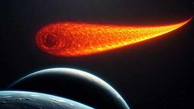 Comets approach earths water delivery.jpg