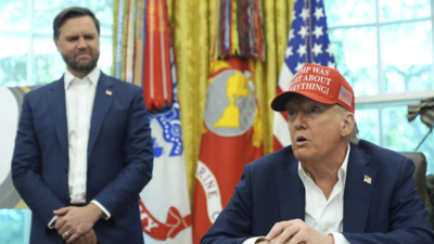 Donald trump health 39he is last to bed first to rise39 says jd vance assures us president in good s.png
