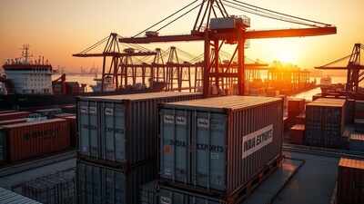 Indian port sunset trade.jpg