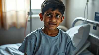 A 14 year old boy accused his mother of assaulting him causing severe hand injuries after he interve.jpeg