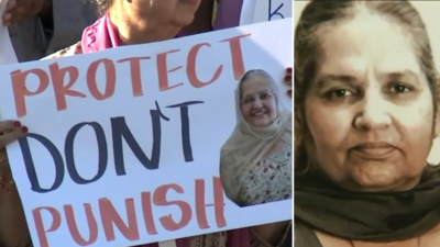 Community protests harjit kaur39s detention photo obtained by abc7news.jpg