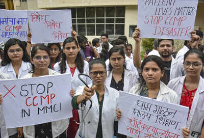 Doctors protest in thane.jpg