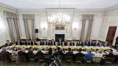 Donald trump39s high iq group how many indian origin tech giants were present at trumps white house.jpeg