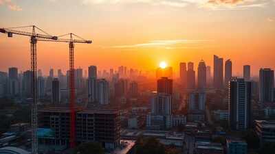 Indian cityscape sunset over development.jpg