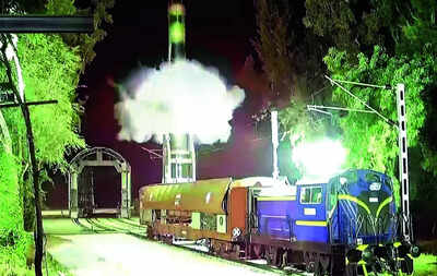 Latest agni prime test fired from rail based launcher.jpg