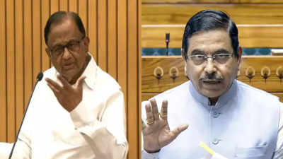 P chidambaram left pralhad joshi ani.jpg