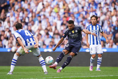 Kylian Mbappe, Arda Guler power 10-man Real Madrid to go top of La Liga | Football News