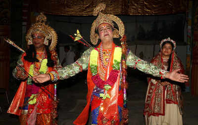 Rehearsal for ramlila in jammu.jpg