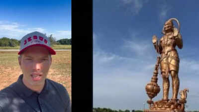 Senate candidate alexander duncan defended his 39false god39 attack towards texas hanuman statue and.jpeg