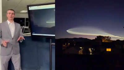 Was that a ufo spacex falcon 9 rockets 28 starlink satellites lighting up arizona sky like a comet.j.jpeg