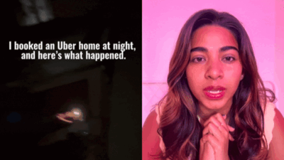 A bengaluru influencer39s terrifying uber ride took a dark turn when the driver allegedly refused to.gif