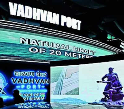 Adani co signs mous on intent to invest 53k cr in vadhvan port projects.jpg