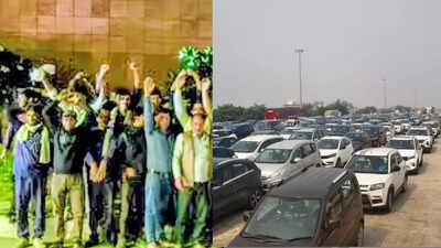 Demanding a higher bonus the workers stopped work and opened all toll gates allowing vehicles to pas.jpeg