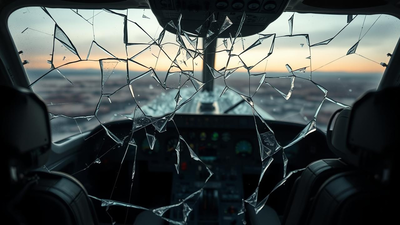 Flight makes emergency landing after mystery object smashes windshield.jpg