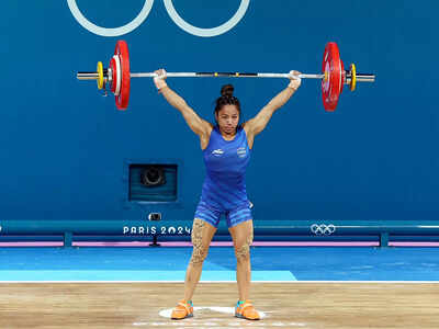 Mirabai chanu claims silver medal in 48kg division at world weightlifting championships 2025.jpg