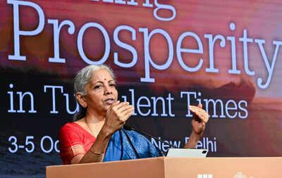 New delhi oct 03 ani photo union finance minister nirmala sitharaman speaks .jpg