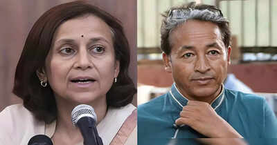 Sonam wangchuk wife geetanjali.jpg