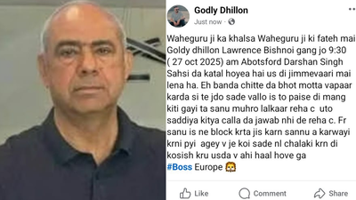 The lawrence bishnoi syndicate has claimed responsibility for the targeted killing of an indian orig.png