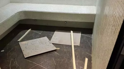 Two women trapped in noida society steam chamber for an hour as door lock jams.jpg