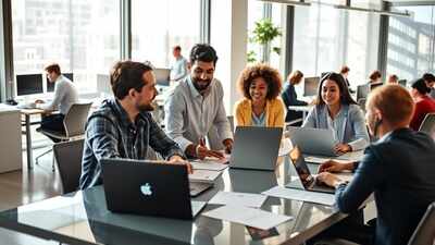 Young professionals collaborate in modern office.jpg