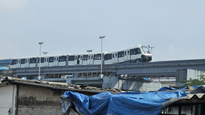 A monorail experienced a tilt during routine testing at wadalagtb nagar station on wednesday morning.png