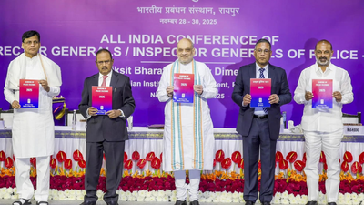 Addressing the 60th all india dgpigp conference in raipur chhattisgarh shah said the security forces.png