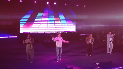 British boy band blue performs at the festival.jpg