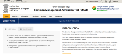Cmat 2026 application correction window opens today at cmatntanicin submit changes online by this da.png