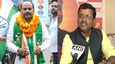 Congress39 indradeep chandravanshi bjp39s sanjay kumar gupta.jpg