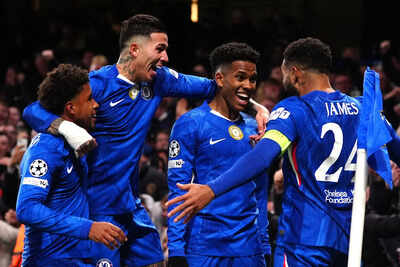 Estevo celebrates 39perfect night39 after goal in chelsea39s win over barcelona in champions league.jpeg