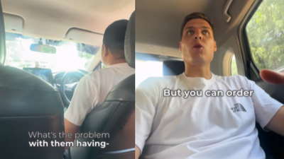 German tourists take app based taxi in goa local cabbies hound.jpg