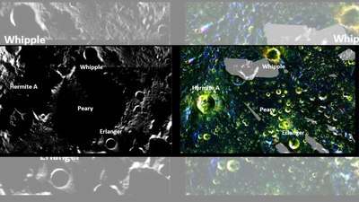 Radar polarimetric decomposition maps of lunar north left and south right pole.jpg