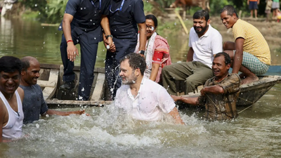 Rahul gandhi dives into begusarai pond joins locals in catching fish.jpg