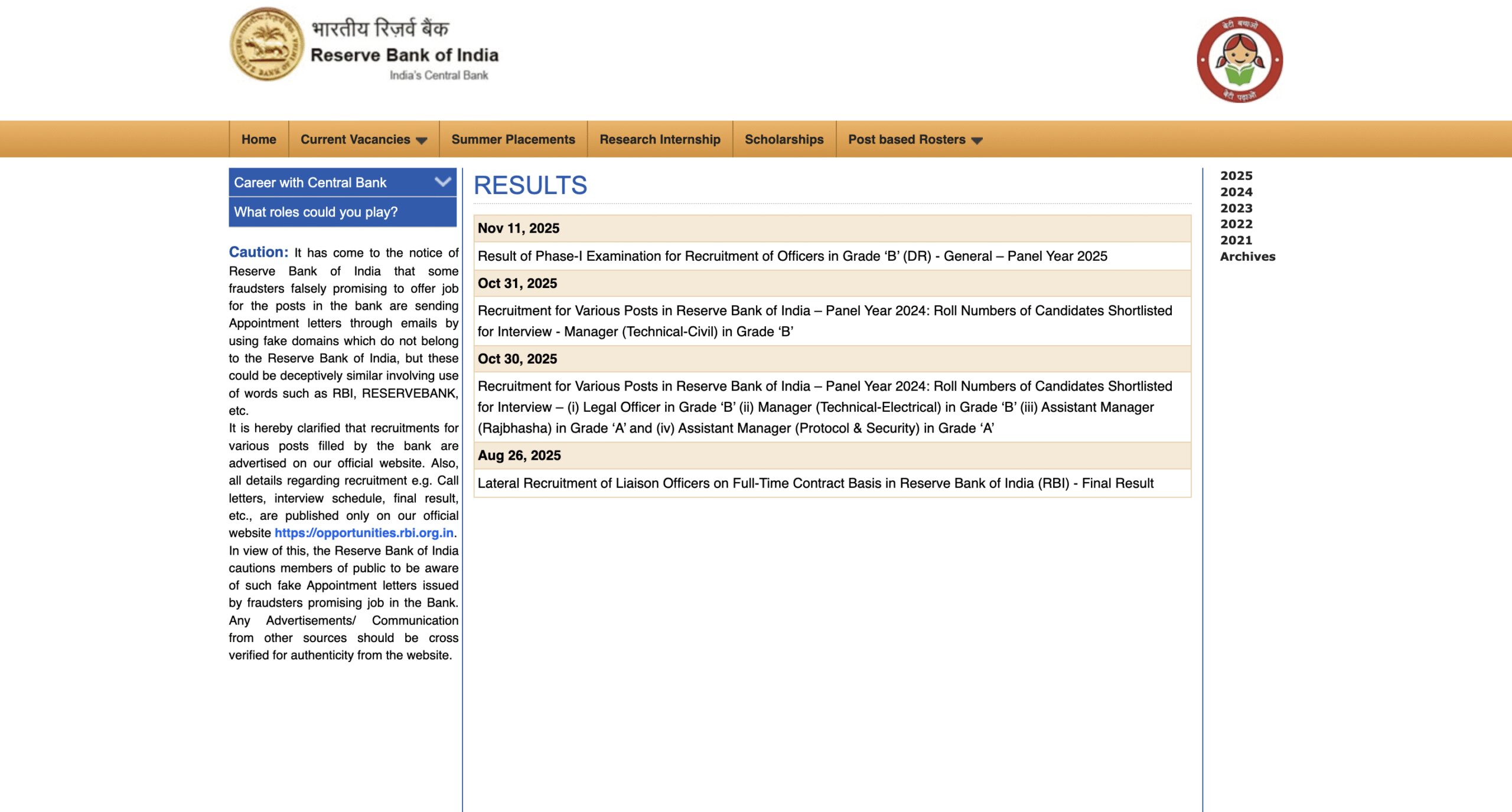 Rbi grade b result 2025 released at rbiorgin check direct link to download phase 1 pdf here.jpg