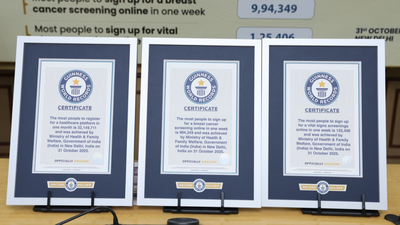 Union minister jp nadda celebrates india39s three guinness world records titles.jpg