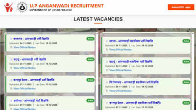 Up anganwadi 2025 recruitment.jpg