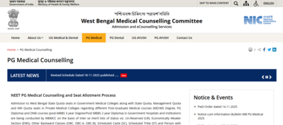 Wb neet pg counselling 2025 revised schedule released round 1 registration window closes today check.png