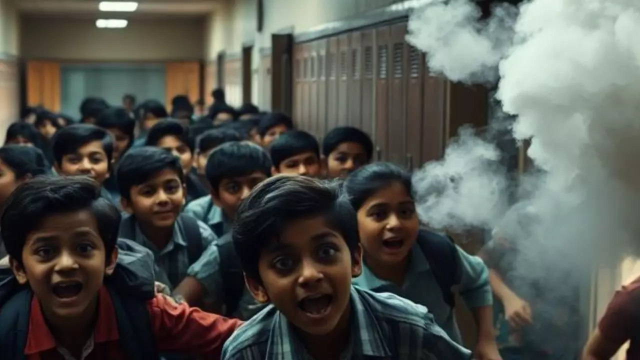 While no injuries were reported officials have taken the matter seriously warning students against s.jpeg