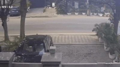 Bizman mowed down by speeding car while cycling near dlf 2.jpg