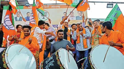 Bjp emerged as the single largest party in maharashtra39s local body polls.jpg