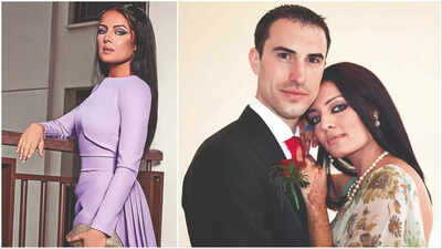 Celina jaitly and the actress with peter haag.jpg