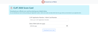 Clat 2026 result released at consortiumofnlusacin direct link to download scorecards and key details.png